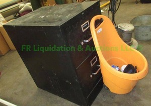 lot 266 image: File cabinet and more as shown