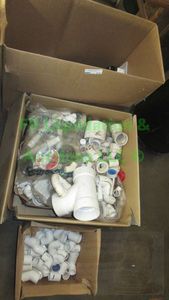 lot 275 image: Assorted PVC pipe connector fittings, 3 boxes