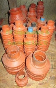 lot 299 image: Gruvlok iron concentric reducers assorted size