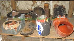 lot 305 image: Assorted HVAC parts and hardware as shown