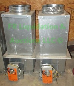 lot 326 image: Vent dampers with Belimo damper actuators, 2 count