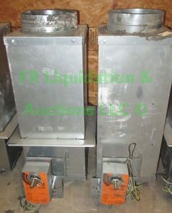 lot 327 image: Vent dampers with Belimo damper actuators, 2 count