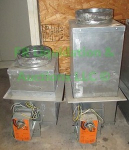 lot 328 image: Vent dampers with Belimo damper actuators, 2 count