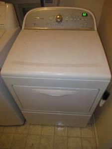 lot 32 image: WHIRLPOOL CABRIO ACCU DRY DRYER WITH LED DIGITAL DISPLAY