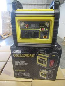 lot 4 image: TITAN 6 IN 1 POWER MATE HEAVY DUTY POWER-700 CCA 22AH. MODEL# 533-USA. NEW IN UNOPENED BOX.