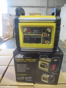 lot 6 image: TITAN 6 IN 1 POWER MATE HEAVY DUTY POWER-700 CCA 22AH. NEW IN UNOPENED BOX.