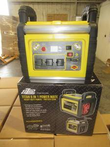 lot 8 image: TITAN 6 IN 1 POWER MATE HEAVY DUTY POWER-700 CCA 22AH. NEW IN UNOPENED BOX.