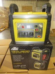 lot 10 image: TITAN 6 IN 1 POWER MATE HEAVY DUTY POWER-700 CCA 22AH. MODEL# 533-USA. NEW IN UNOPENED BOX.