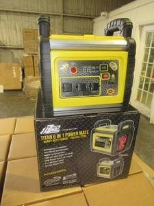 lot 18 image: TITAN 6 IN 1 POWER MATE HEAVY DUTY POWER-700 CCA 22AH. MODEL# 533-USA. NEW IN UNOPENED BOX.