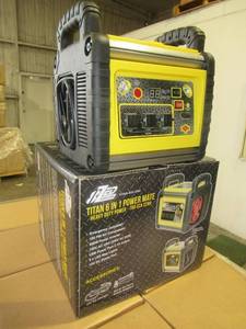 lot 26 image: TITAN 6 IN 1 POWER MATE HEAVY DUTY POWER-700 CCA 22AH. MODEL# 533-USA. NEW IN UNOPENED BOX.