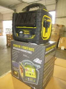 lot 29 image: TITAN 8 IN 1 POWER MATE PORTABLE POWER STATION. NEW IN UNOPENED BOX.