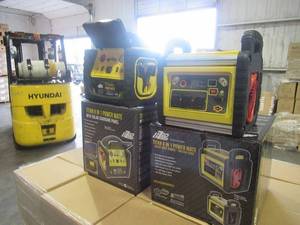 lot 39 image: TITAN 8 IN 1 POWER MATE PORTABLE POWER STATION AND TITAN 6 IN 1 POWER MATE HEAVY DUTY POWER-700 CCA 22AH. NEW IN UNOPENED BOXES