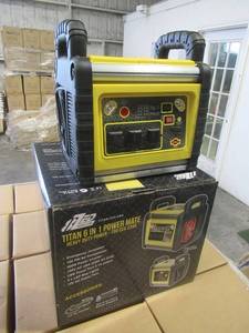 lot 47 image: TITAN 6 IN 1 POWER MATE HEAVY DUTY POWER-700 CCA 22AH. MODEL# 533-USA. NEW IN UNOPENED BOX.