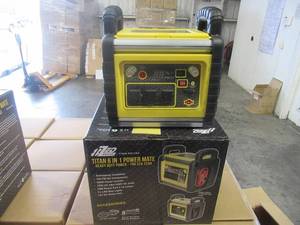 lot 53 image: TITAN 6 IN 1 POWER MATE HEAVY DUTY POWER-700 CCA 22AH. MODEL# 533-USA. NEW IN UNOPENED BOX.