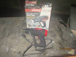 lot 41 image: NEW IN OPEN BOX DRILL MASTER 120 VOLT 1500 WATT DUAL TEMPERATURE HEAT GUN 62340&nbsp