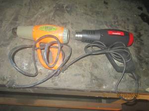 lot 42 image: DRILL MASTER 120 VOLT 1500 WATT DUAL TEMPERATURE HEAT GUN 62340&nbsp &amp CHICAGO ELECTRIC POWER TOOL HEAT GUN&nbsp