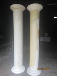 lot 68 image: STYROFOAM DECORATIVE COLUMNS