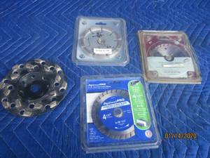 lot 135 image: GRINDING CUPSGRINDING WHEELCUTTING BLADE&nbsp