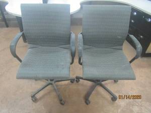 lot 171 image: ADJUSTABLE HEIGHT OFFICE CHAIRS&nbsp