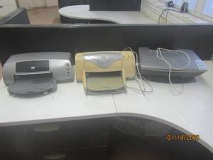 lot 179 image: ELECTRONICSHP PHOTOSMART 7150,HEWLETT PACKARD DESKJET 990CSE PEOFESSIONAL SERIES &amp LEXMARK PRINTRIO&nbsp P3120