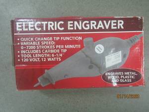 lot 200 image: NEW IN BOX ELECTRIC ENGRAVER 46099