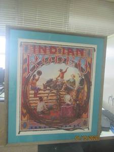 lot 238 image: INDIANA RODEO SIGNED BUCKEY -BLAKE 89