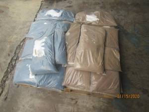 lot 251 image: 30 BAGS KOTE KRYSTAL QUARTZ COLOR GRANULES SEE PIC FOR COLOR