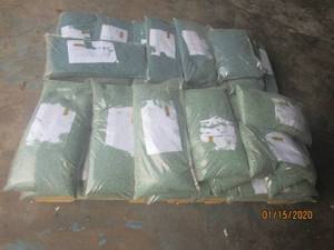 lot 254 image: 30 BAGS KOTE KRYSTAL QUARTZ COLOR GRANULES SEE PIC FOR COLOR
