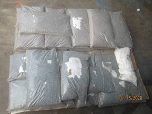 lot 256 image: 25 BAGS KOTE KRYSTAL QUARTZ COLOR GRANULES SEE PIC FOR COLOR