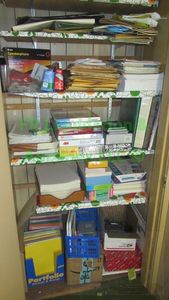 lot 7 image: Assorted office supplies as shown, generous quantity