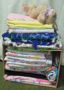 lot 24 image: Assorted Fleece fabrics as shown