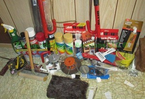 lot 53 image: Assorted car care products including The Clob antitheft device and more as shown