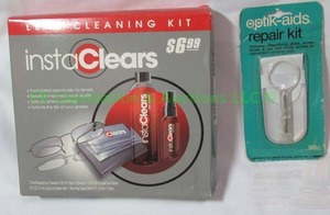 lot 202 image: Insta-clear lens cleaniing kit plus Optik-Aids glasses repair kit