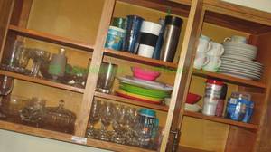 lot 126 image: Assorted crystal, glass & ceramic ware dishes