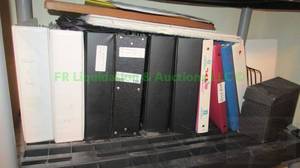 lot 150 image: Assorted quilting and sewing patterns in binders