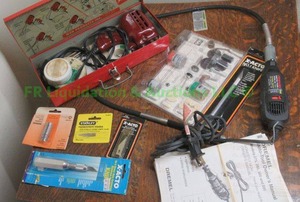lot 181 image: Dremmel tool & accessories kit, Wen soldering kit and more