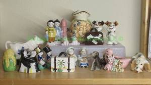 lot 191 image: Vintage Post war Japan ceramic figurines, all marked Japan some marked ...Occupied Japan