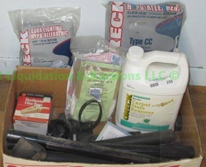 lot 250 image: Oreck vacuum accessories and cleaning supplies