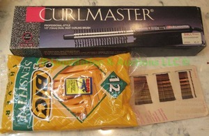 lot 282 image: Curlmaster curling iron, Bic disposal razors & bobby pins