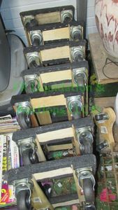 lot 319 image: Haul Master mini mover dollys, 8 total