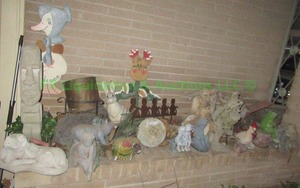 lot 339 image: Assortment of garden art & statues
