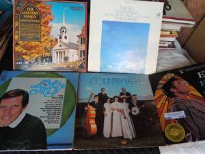 lot 174 image: Spiritual records including The Mosters family, love Andy, The slay, Percy Faith, Lewis Family, Country Faith and more