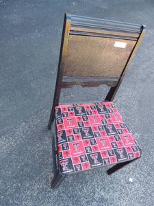 lot 93 image: Black and Red Texas Tech chair
