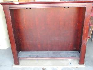 lot 108 image: Monterrey Combo Hutch Chocolate mint color. Top lighted