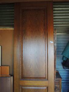 lot 109 image: House Door solid wood 8 foot great condition like new
