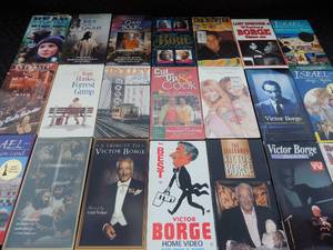 lot 231 image: Movie lot- Forrest Gump, Victor Borge, cut up and cook, Jesusin Galilee, Hunter, Goldie hawn and many more