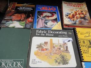 lot 244 image: COOKBOOKS - - JELLO, MAKE A MIX, MICROWAVE  & MORE