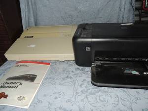 lot 317 image: HP deskjet F4480 Print Scan and copy smith corona memory type writter