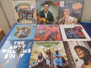 lot 355 image: 30 records -wayne newton, statler bross., poor folks pleasures, andy williams, dottie west, dionne warwick, the whites, dirty dancing and more