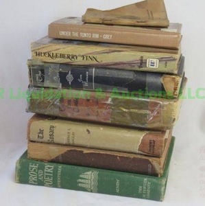 lot 13 image: Antique & Vintage books including Zane Grey, Mark Twain and more